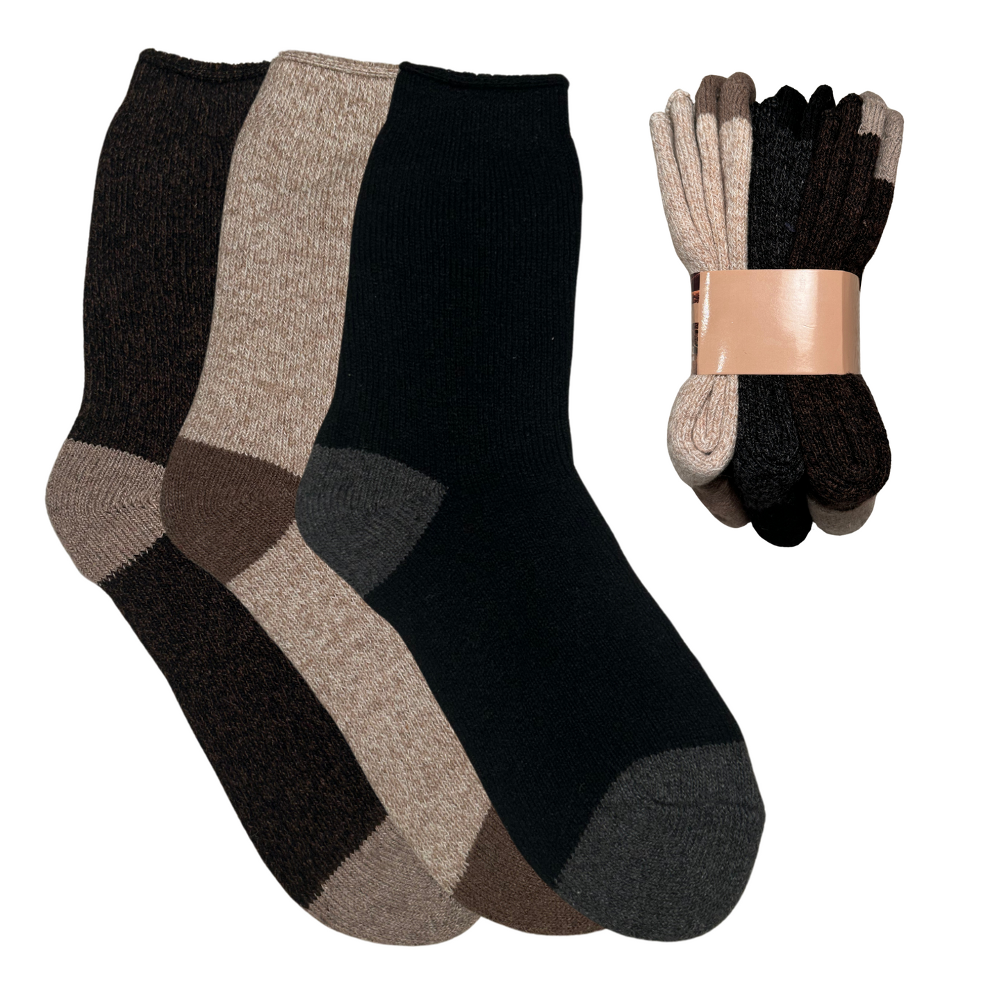 Wollsocken Herren/Damen - 3er Pack