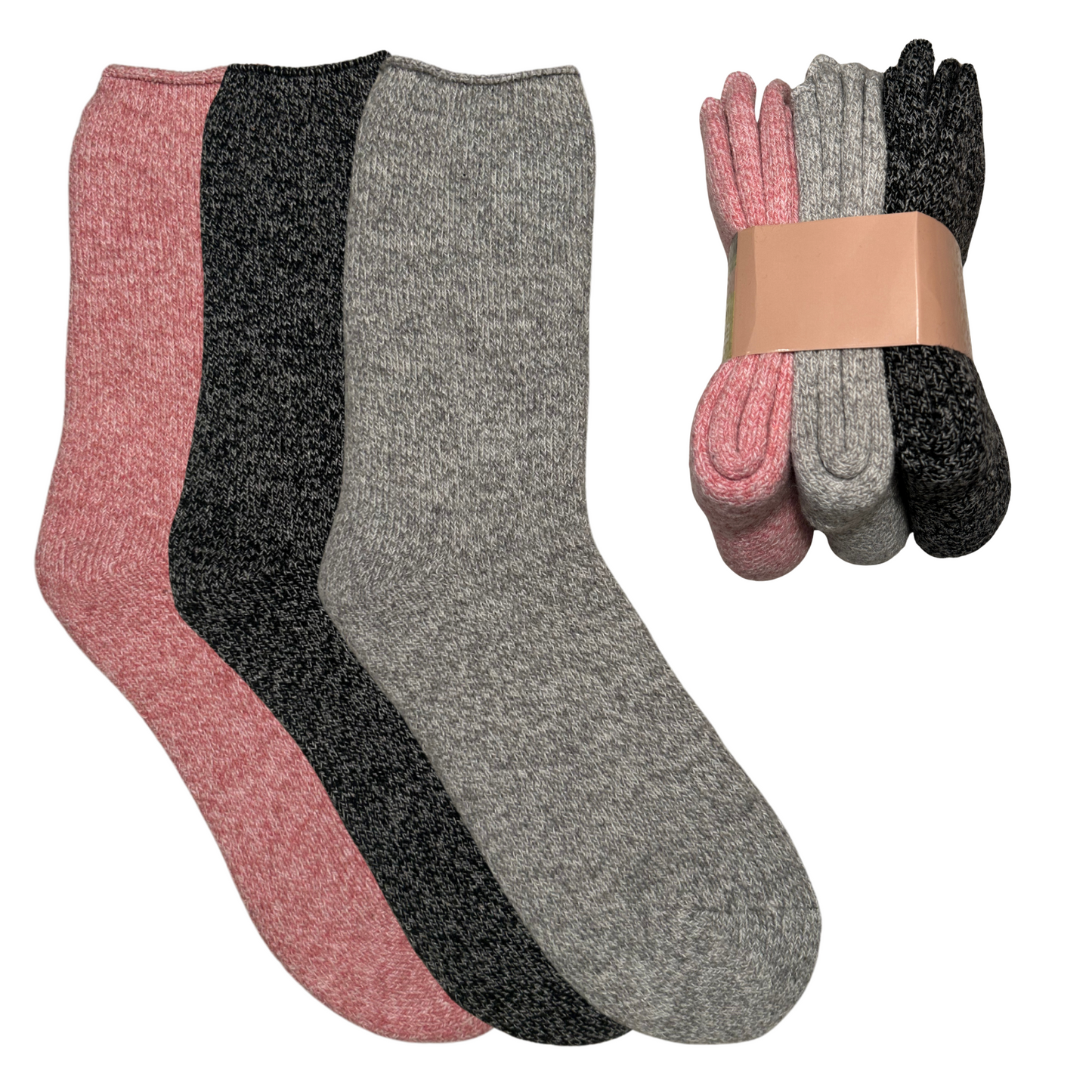 Wollsocken Herren/Damen - 3er Pack