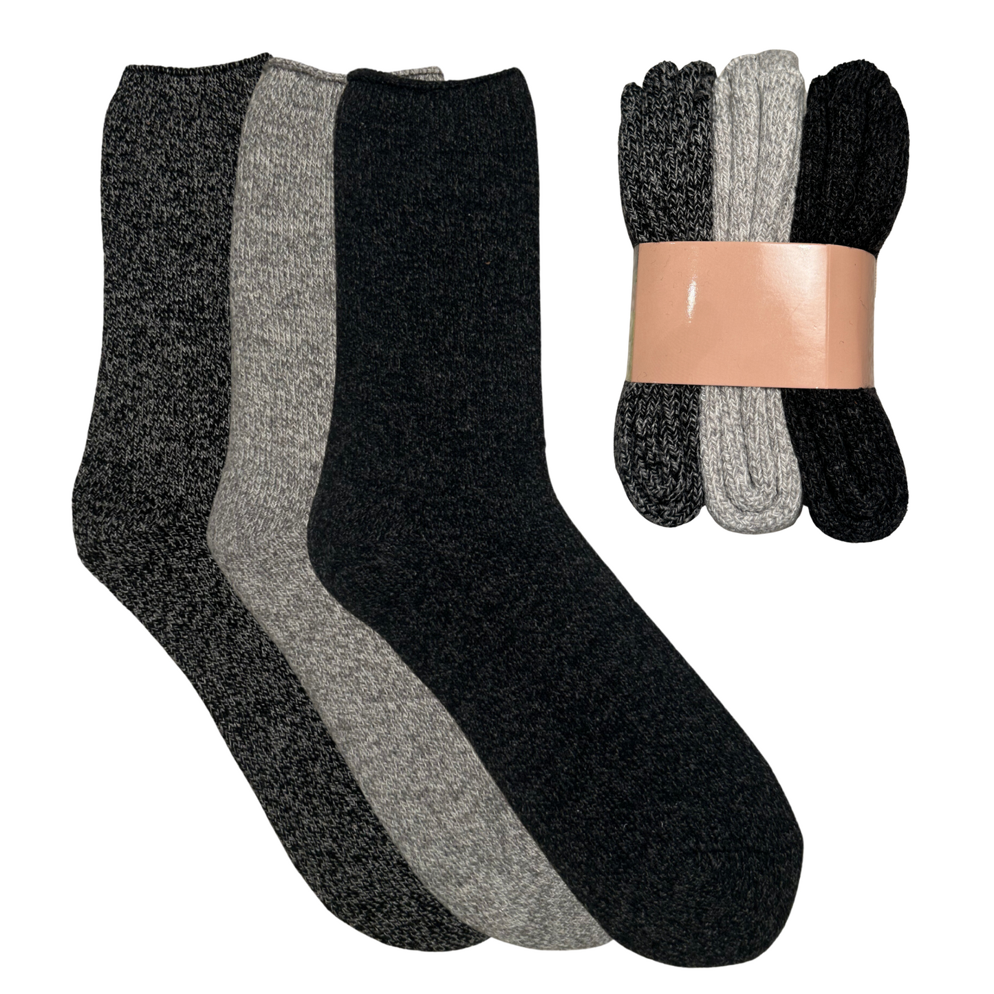 Wollsocken Herren/Damen - 3er Pack