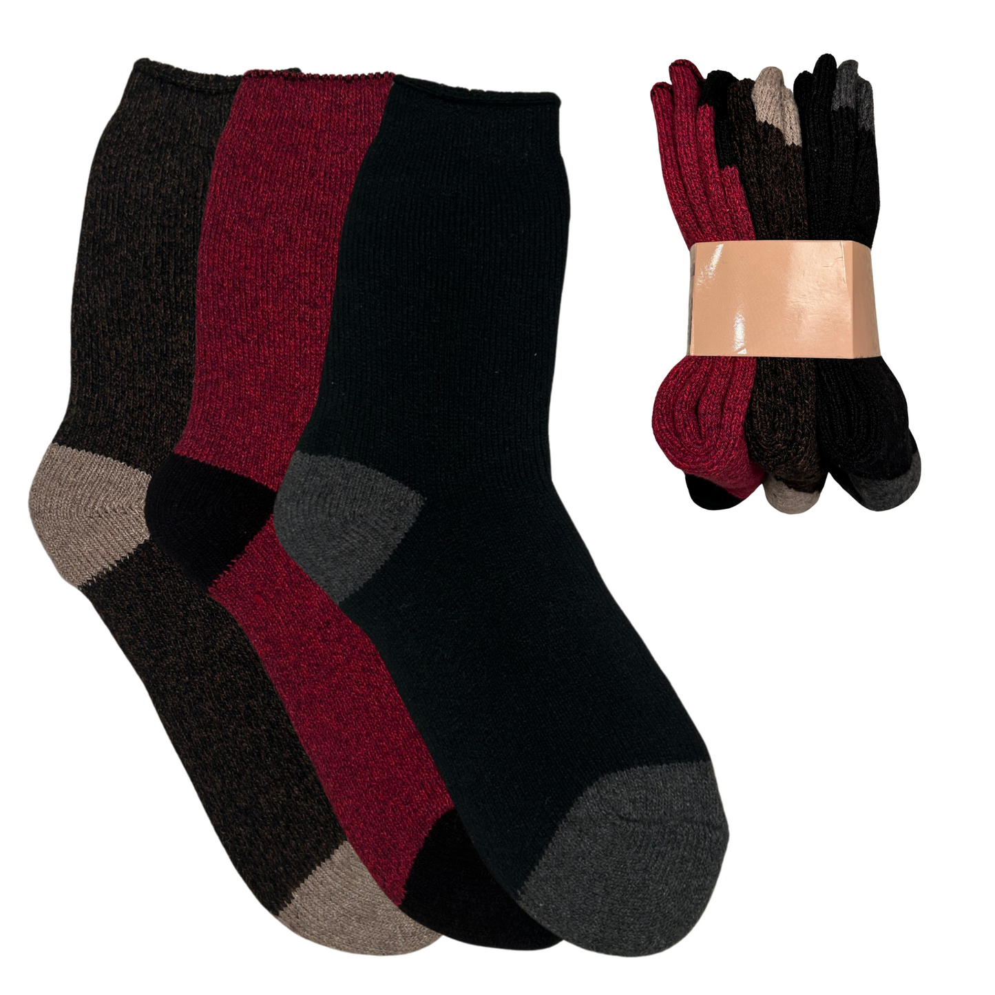 Wollsocken Herren/Damen - 3er Pack