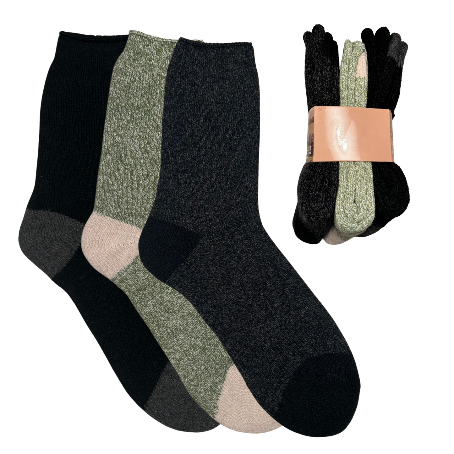 Wollsocken Herren/Damen - 3er Pack